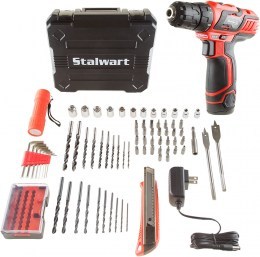 Stalwart 2-speed lithium-ion tool set and accessories